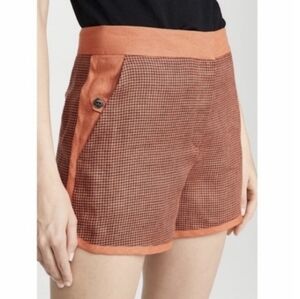 Rag & Bone Dia Shorts In Dark Nutmeg 4